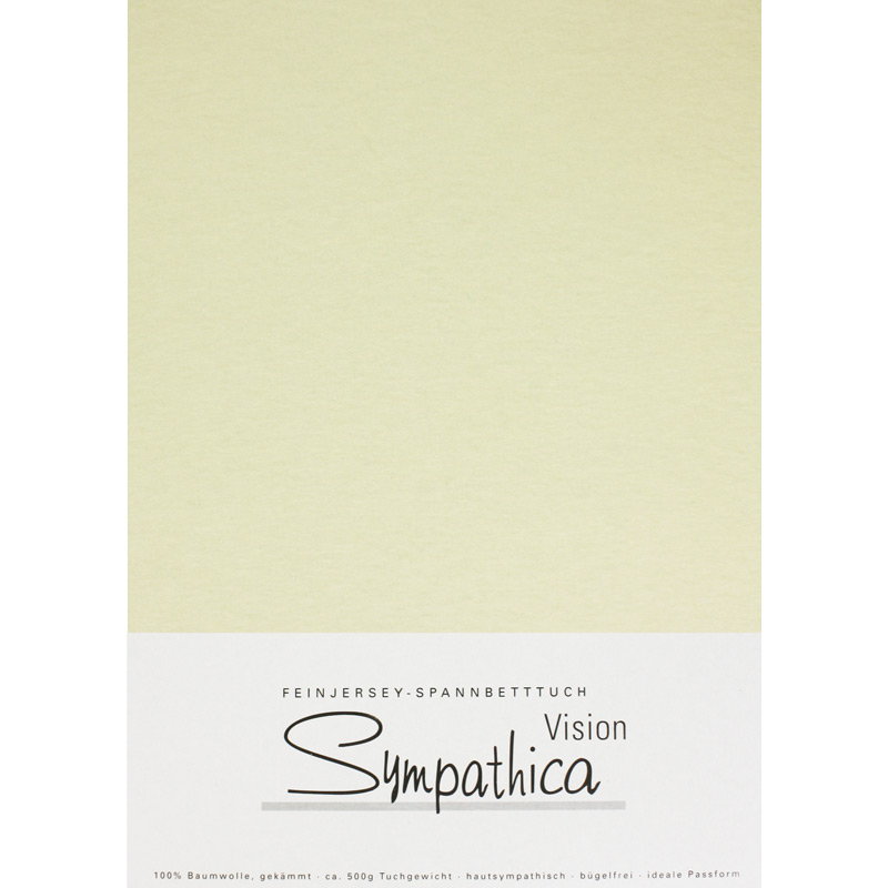 Sympathica Vision Jersey Bettlaken Vanille