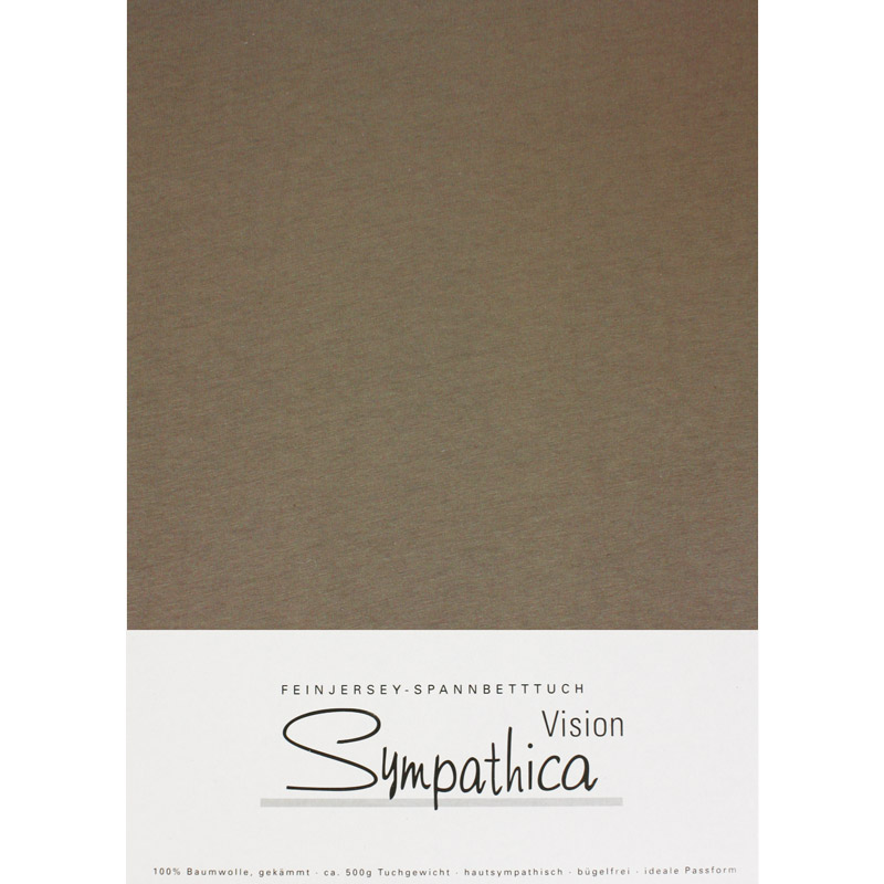 Sympathica Vision Jersey Bettlaken Espresso