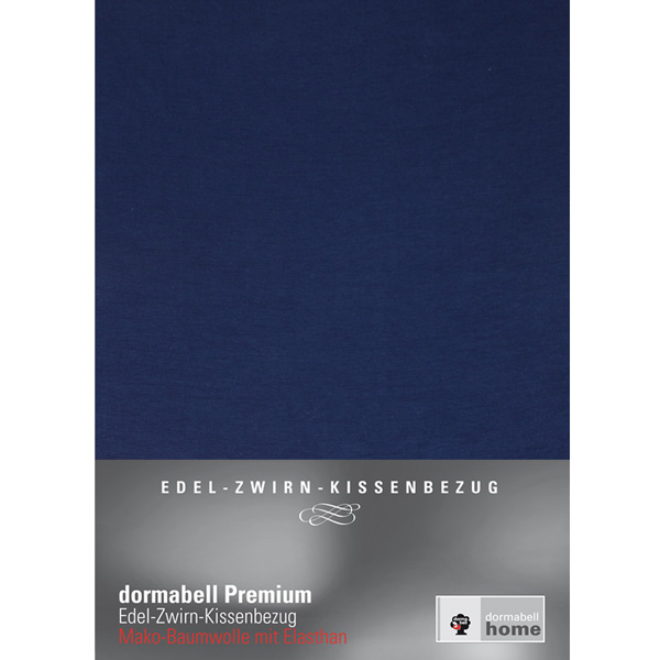 dormabell Premium Jersey Kissenbezug Navy