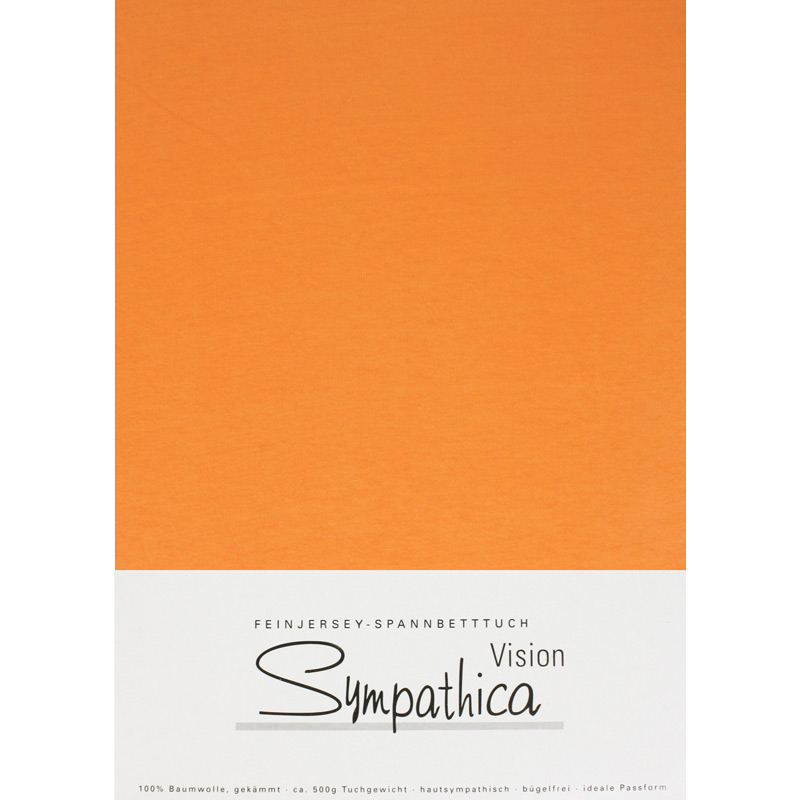 Sympathica Vision Jersey Bettlaken Orange