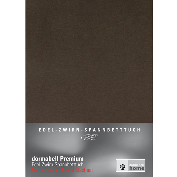 dormabell Premium Jersey Bettlaken Mocca