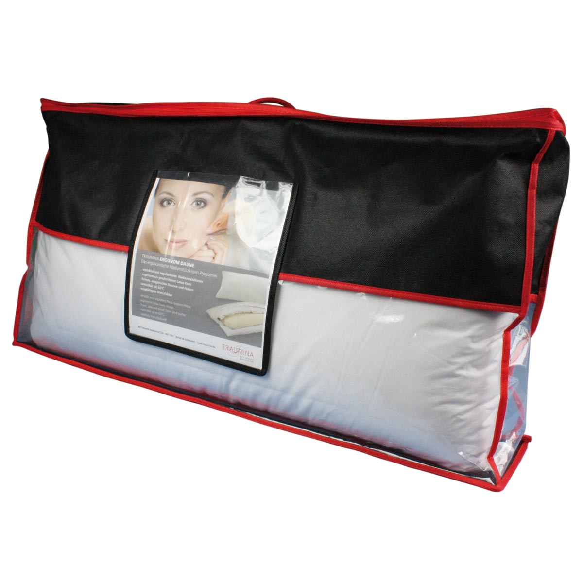 Traumina-Ergonom-Daune-Tasche Kissentasche