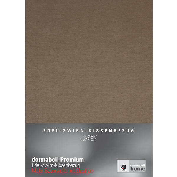 dormabell Premium Jersey Kissenbezug Cappuccino