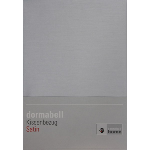 dormabell Satin Kissenbezug silber