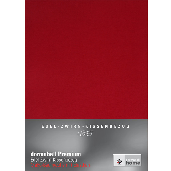 dormabell Premium Jersey Kissenbezug Rubin