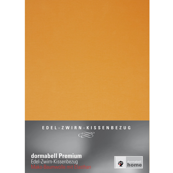 dormabell Premium Jersey Kissenbezug Gelb