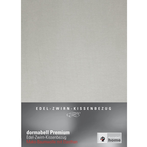 dormabell Premium Jersey Kissenbezug Lichtgrau