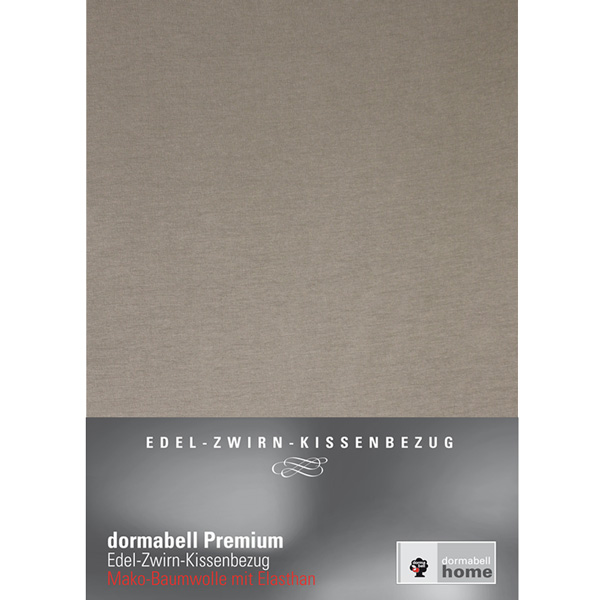 dormabell Premium Jersey Kissenbezug Taupe