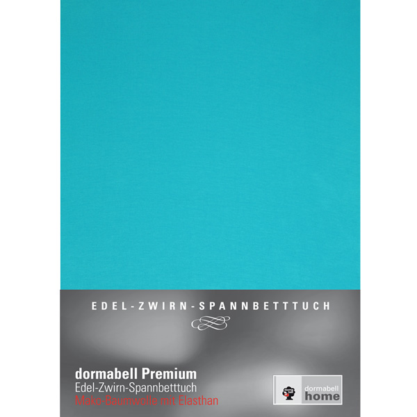 dormabell Premium Jersey Bettlaken Türkis