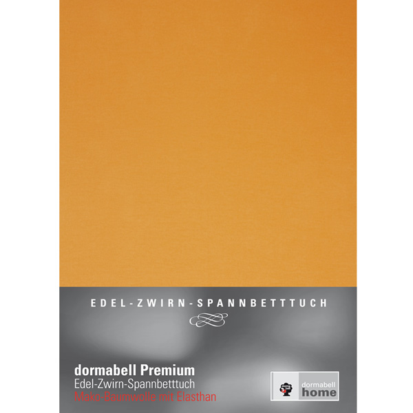 dormabell Premium Jersey Bettlaken Gelb