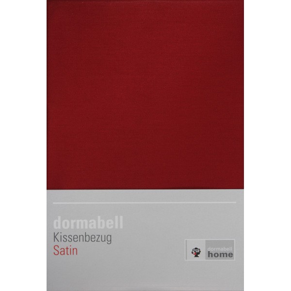 dormabell Satin Kissenbezug bordeaux