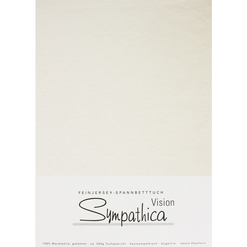 Sympathica Vision Jersey Bettlaken Beige