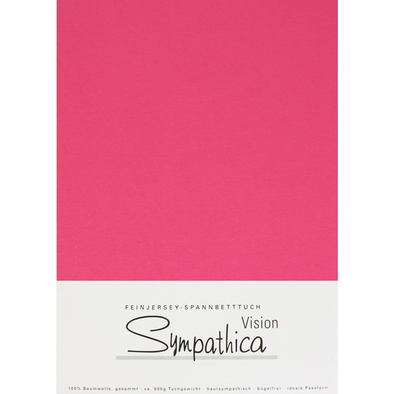 Sympathica Vision Jersey Bettlaken Pink
