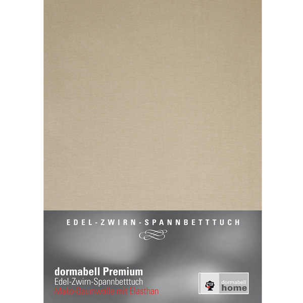 dormabell Premium Jersey Bettlaken Sand