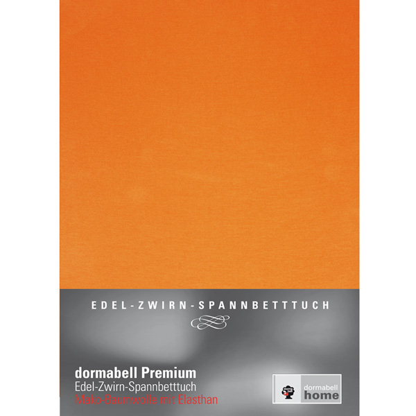 dormabell Premium Jersey Bettlaken Orange