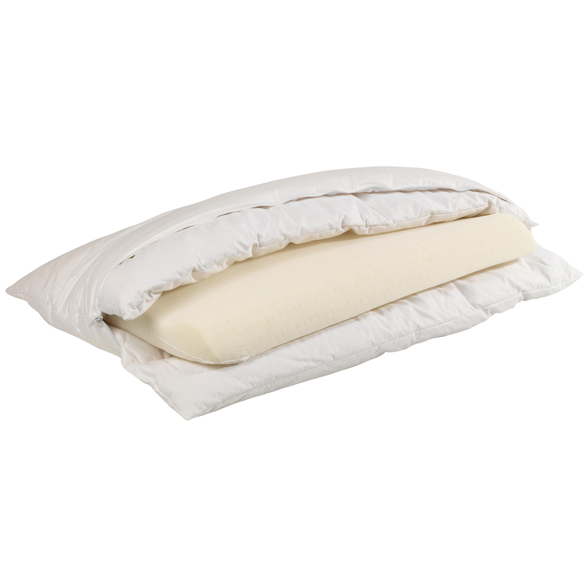 Traumina-Ergonom-Daune-Nackenstuetzkissen Traumina Ergonom Daune Nackenstützkissen